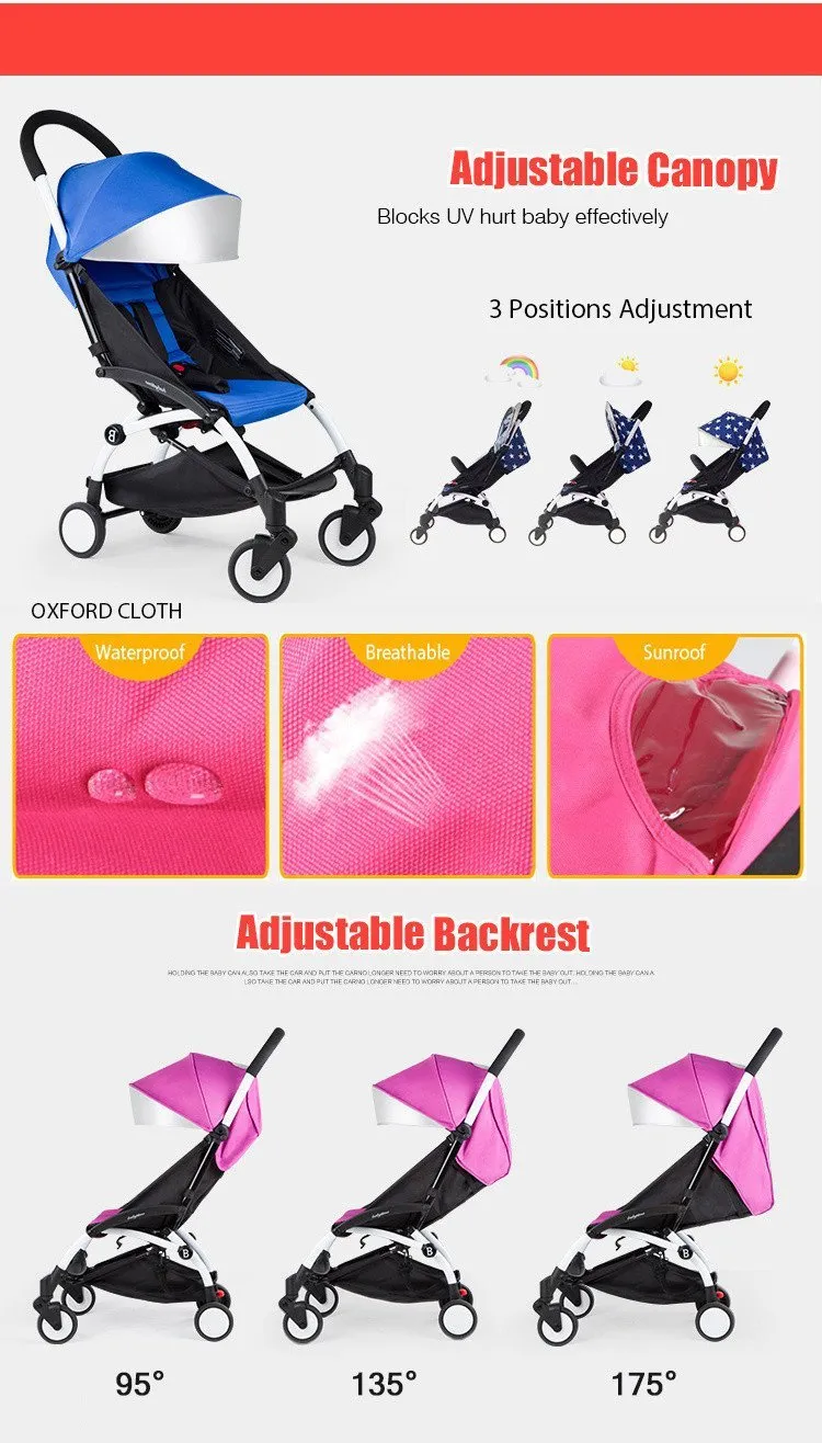 Shoppy One-Hand Foldable Baby Stroller