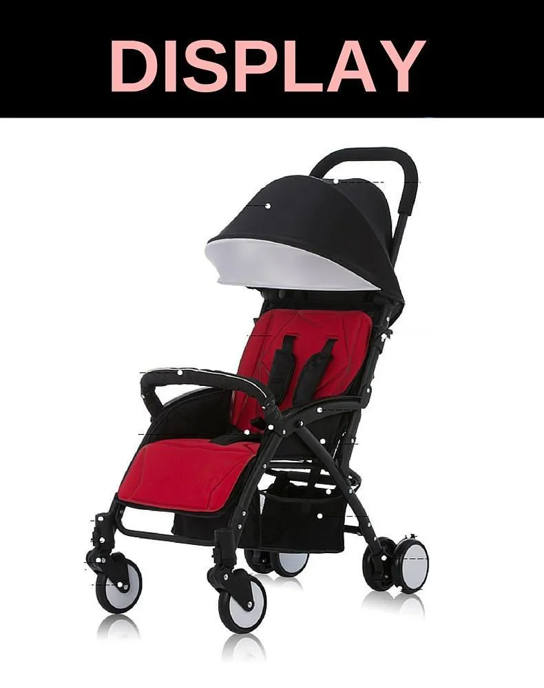 Shoppy One-Hand Foldable Baby Stroller