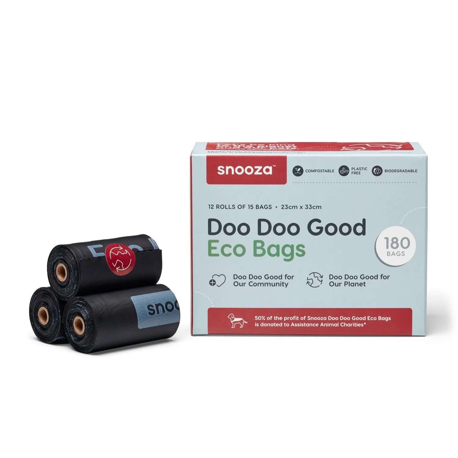 Snooza Doo Doo Good Dog Poop Bags 12 Pack