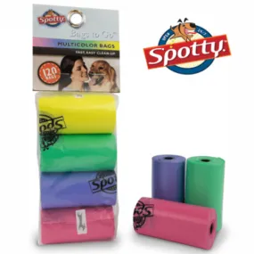 Spotty Bags to Go Multicolor Waste Bags 120 Pack