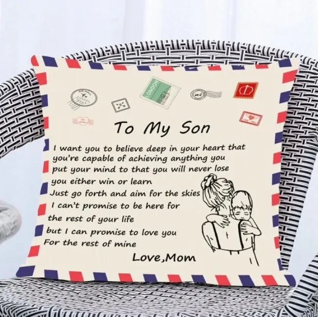 To my Son Cushion Cover Without Filler