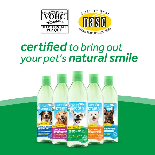 TropiClean Fresh Breath No Brushing Dental Health Solution for Dogs (Original)