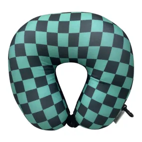 U-Shape Travel Neck Pillow -727010 Greenand Black