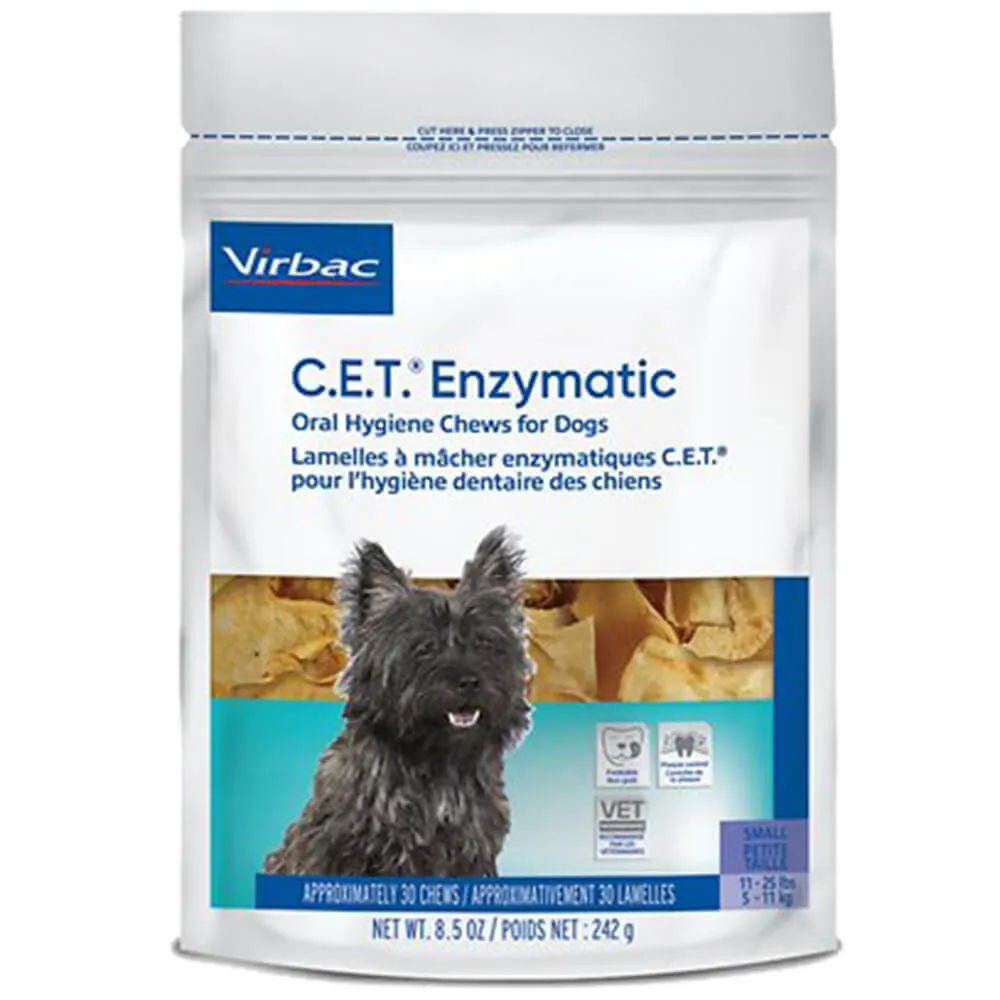 Virbac C.E.T. Enzymatic Oral Chews for Dogs