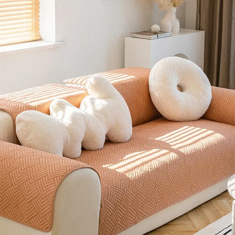 Wave & Plush White Pillows