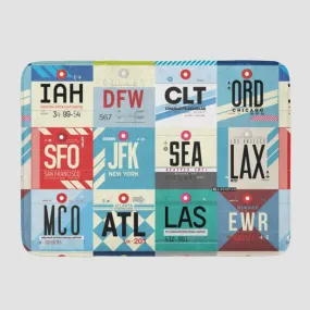 XXL Airports USA - Bath Mat