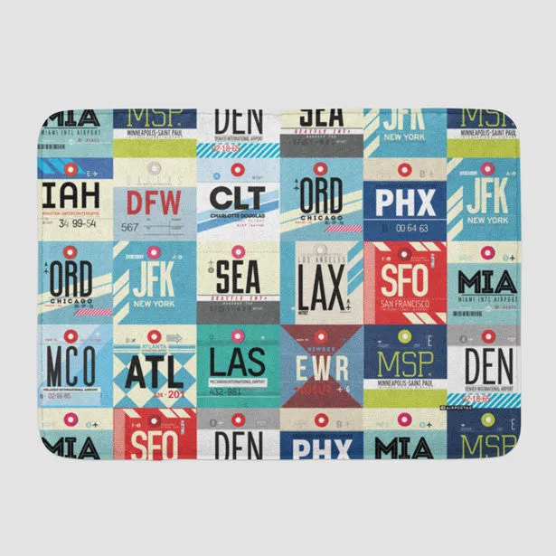 XXL Airports USA - Bath Mat